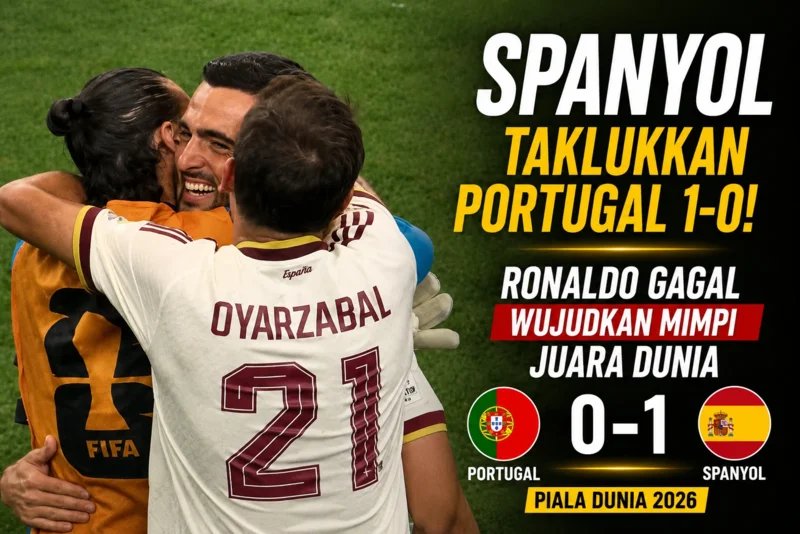 Spanyol Taklukkan Portugal 1-0! Ronaldo Gagal Wujudkan Mimpi Juara Dunia.webp